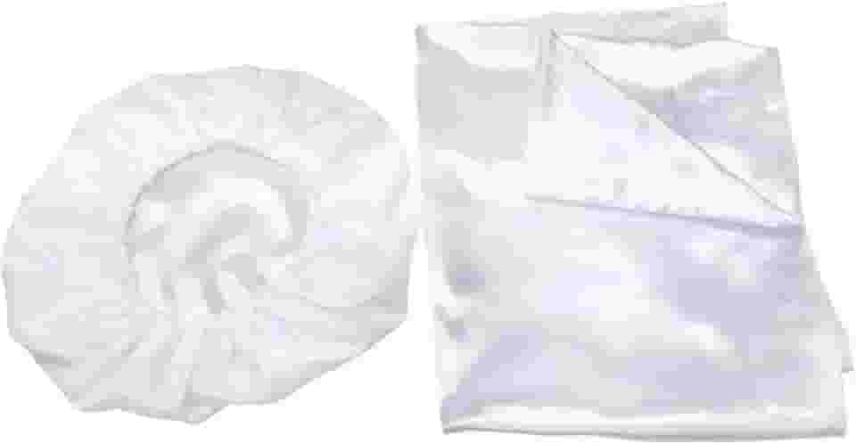 Kit 2 Fronhas 50x70 +1 Touca De Cetim Anti Frizz Branca