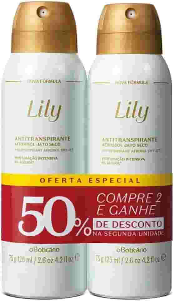 Kit Desodorante Antitranspirante Lily (2 unidades)