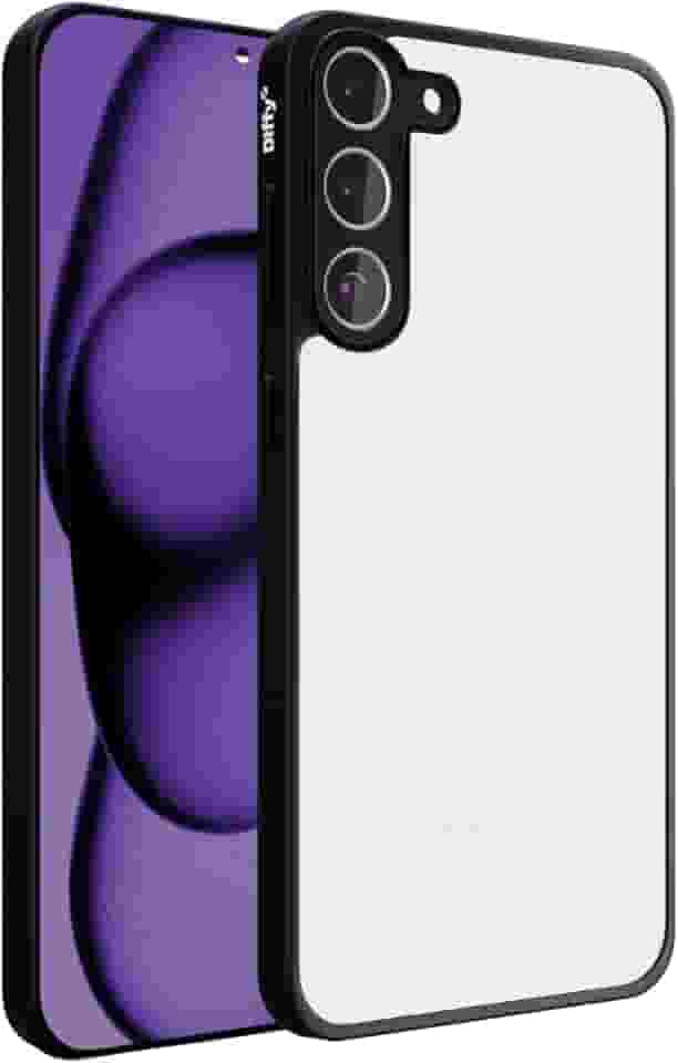 Capa para Samsung Galaxy A55 5G – Traseira Transparente, Fina e Resistente, com Camera Frame e Bordas Reforçadas Anti-Impacto - Diffy (Preto, Galaxy A55 5G)