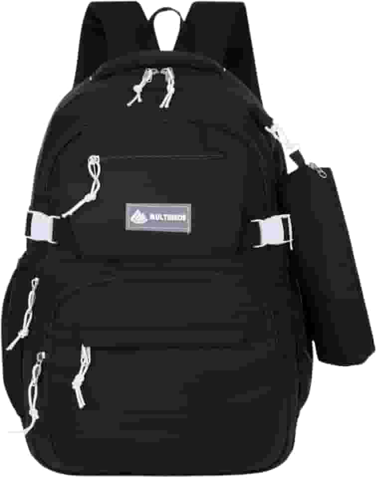 Mochila Escolar Grande Impermeável Bolsa Reforçada Com Bolso Antifurto e Divisória Para Notebook Acompanha Estojo Feminina Masculina Trabalho Faculdade Adulto Infantil Juvenil Adolescente