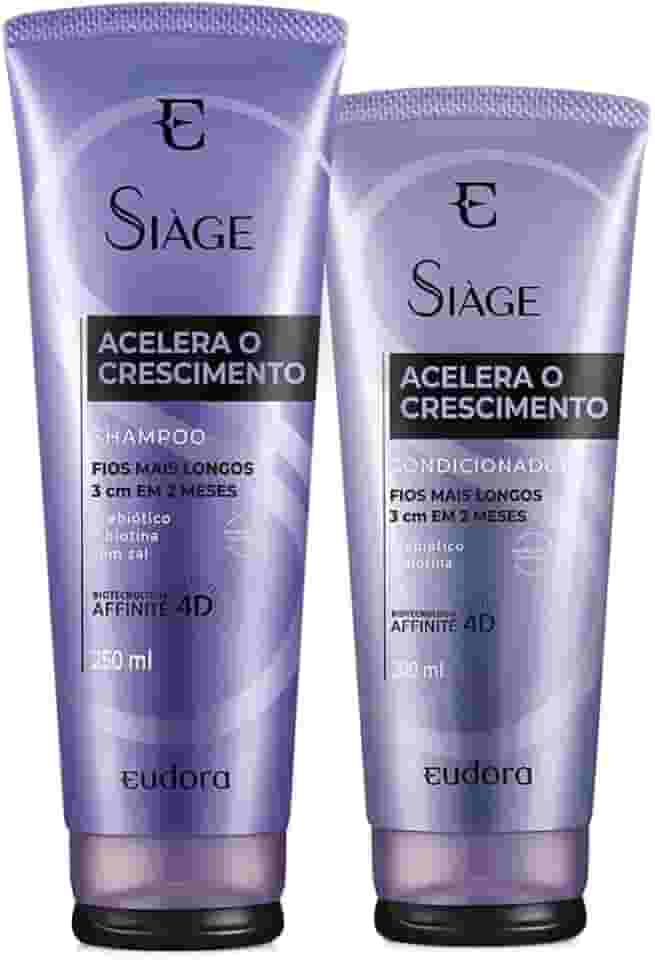 Eudora Kit Siàge Acelera o Crescimento Shampoo + Condicionador