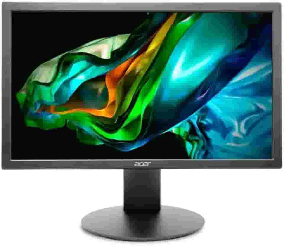 Monitor LED 19.5' Acer E200Q, 6ms, 75Hz, VGA, HDMI, VESA - Preto