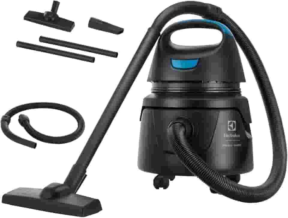 Aspirador água pó Electrolux compacto potente função sopro 1400W 12 L total 5 L util protetor termico AWD01 220V