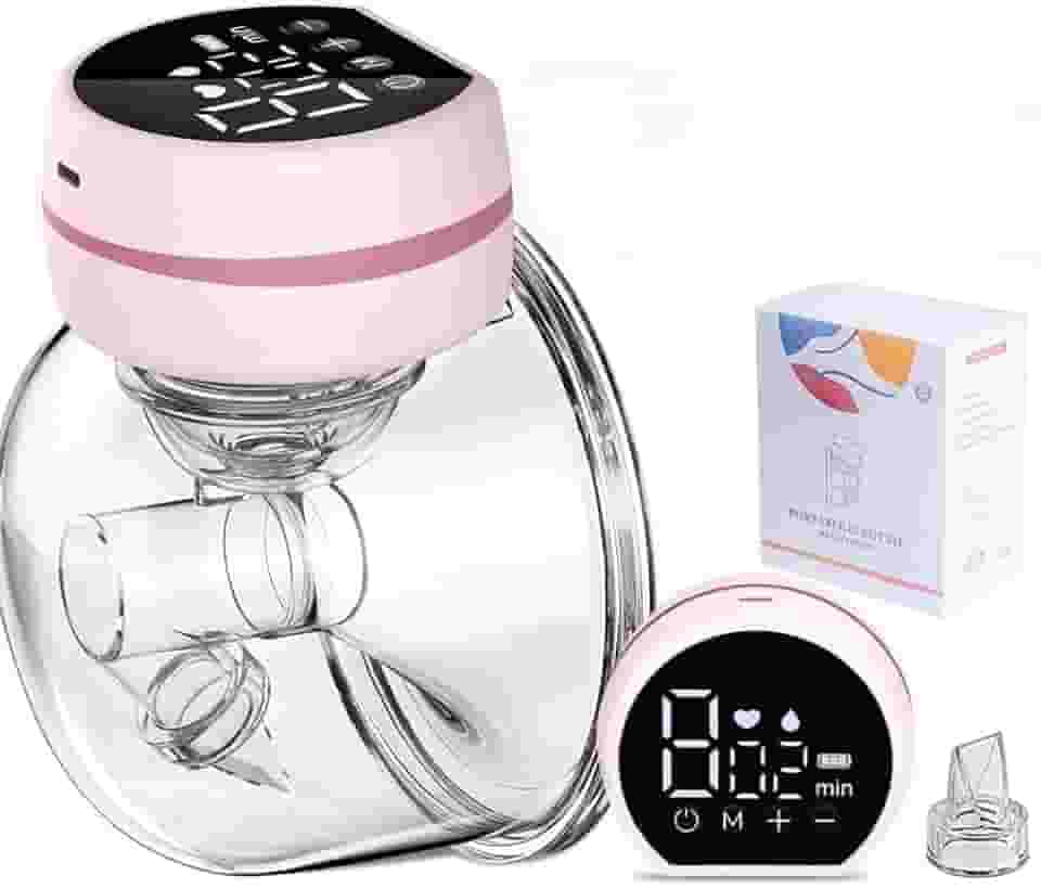 Bomba De Tirar Leite Mama Portátil P1 Mãos Livres Elétrica Sem BPA 3 Modos 10 Níveis de Sucção Conforto Coletor de Leite de Amamentação