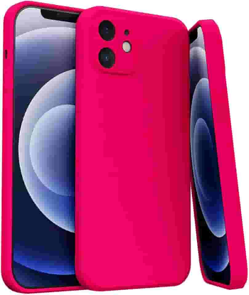 Capa Capinha Case Para iPhone 11 Silicone Forro Aveludado Premium (ROSA PINK NEON)