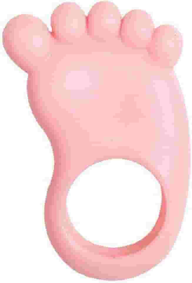 Pais & Filhos - Mordedor Pezinho Rosa Bebê - For Baby