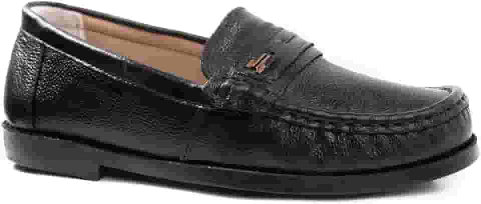Sapato Mocassim Masculino Em Couro Legítimo Preto