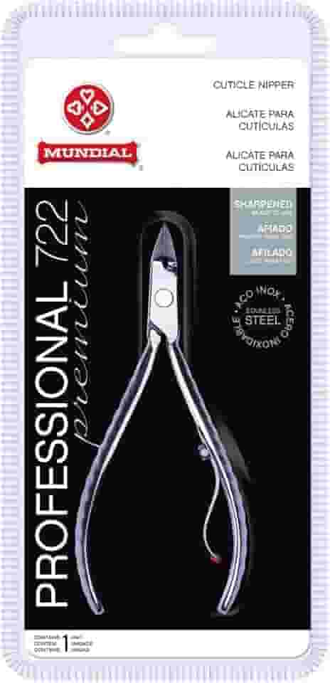 Alicate Cutícula Prem Inox, Mundial S/A, Prateado, Mundial S/A, Prateado