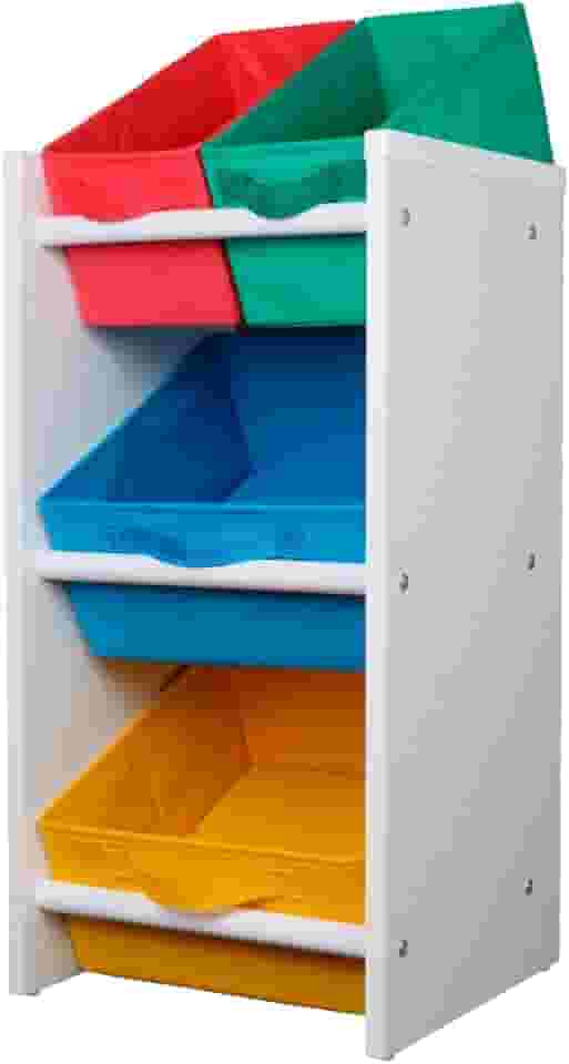 Organizador de Brinquedos Infantil Mini Colorido Montessoriano Organibox