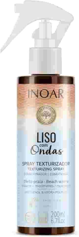 Inoar, Liso com Ondas Texturizador – Efeito Praia, Volume e Movimento com Pantenol D - 200ml