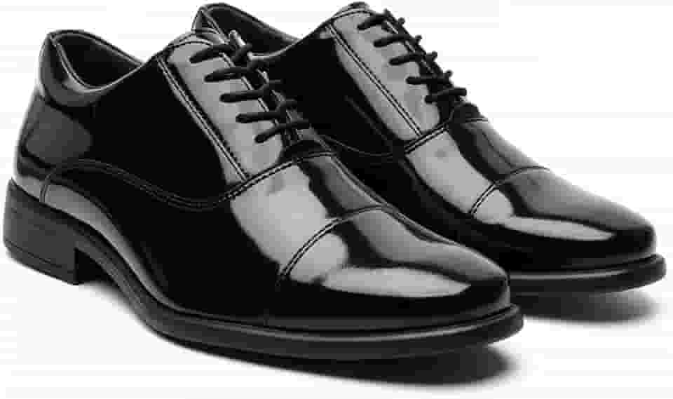 Sapato Social Masculino Estilo Militar em Couro Ecológico 12010