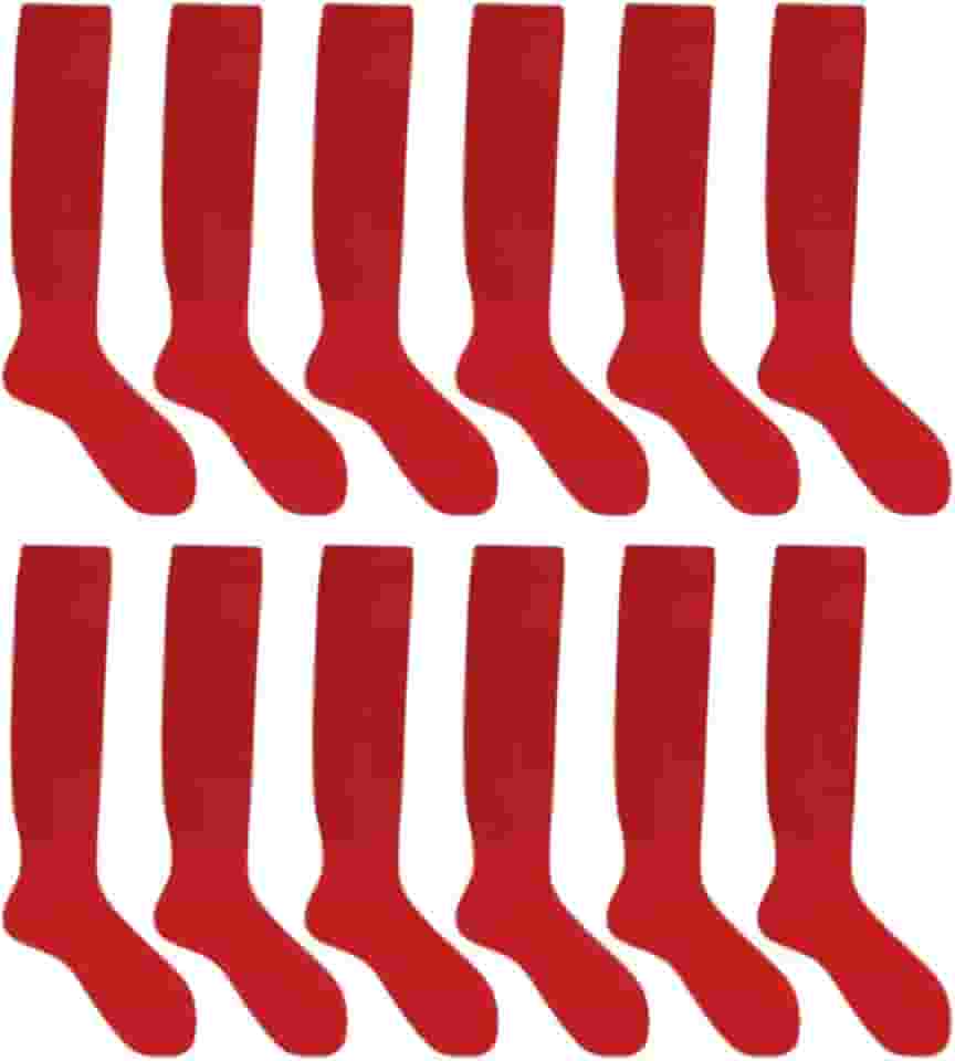 Kit 6 pares Meião de Futebol Adulto Atoalhado - 38/44