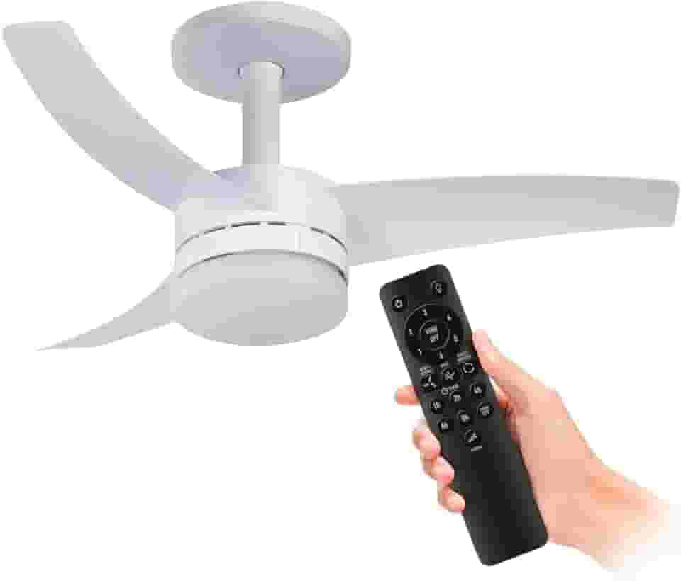 Ventilador de Teto Arno Ultimate Bivolt Branco VX13, 150W, Controle Remoto, 6 Velocidades, 4 Funções e Iluminação para 2 Lâmpadas