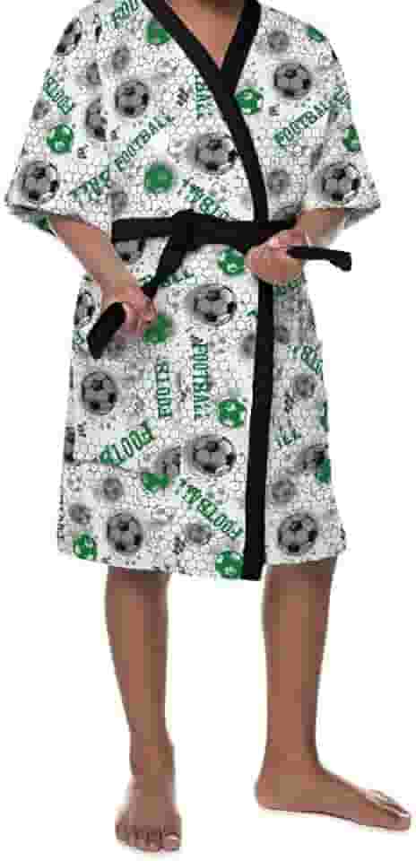 Roupão Felpudo Infantil Quimono Estampado Show de Bola P Com 1 peça