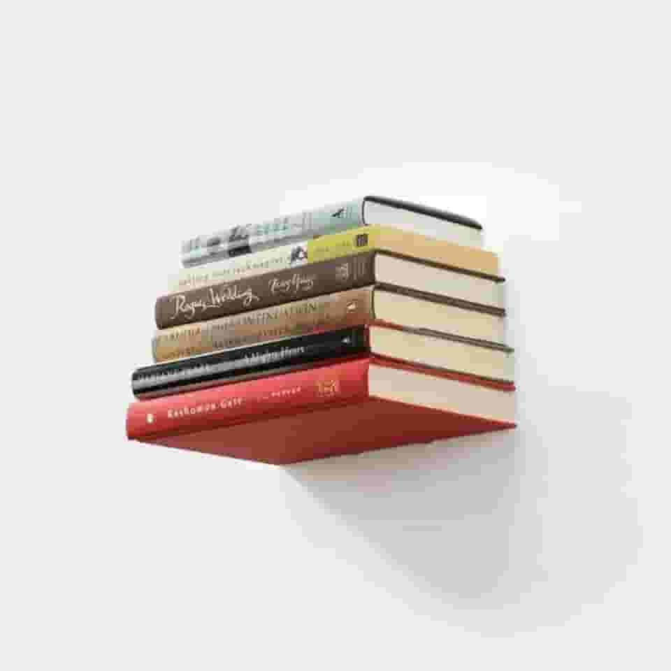 Prateleira Invisivel Para Livros Suporte Metal Reforçada