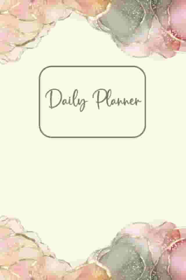 Agenda diária sem data com programação horária: planejador de objetivos de 90 dias | Diário de gratidão e afirmação