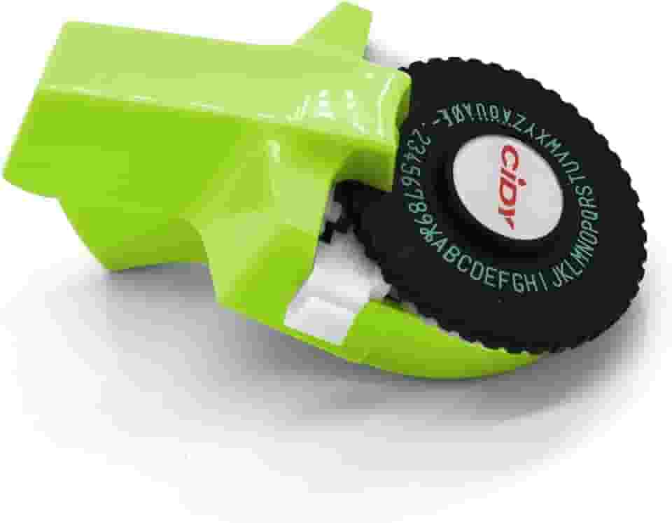 Máquina portátil manual de impressão rótulos DIY 3D Embossing Label Writer Printer Typewriter com fitas rótulo plástico PVC letras