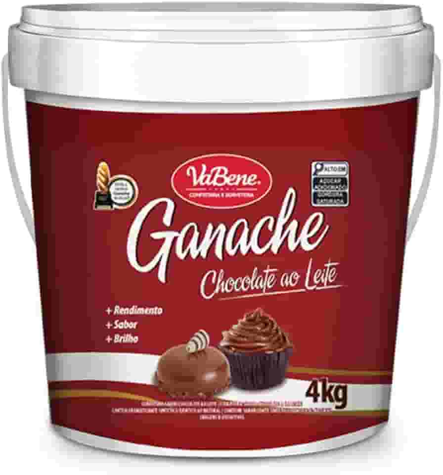Ganache Sabor Chocolate Ao Leite 4Kg Vabene