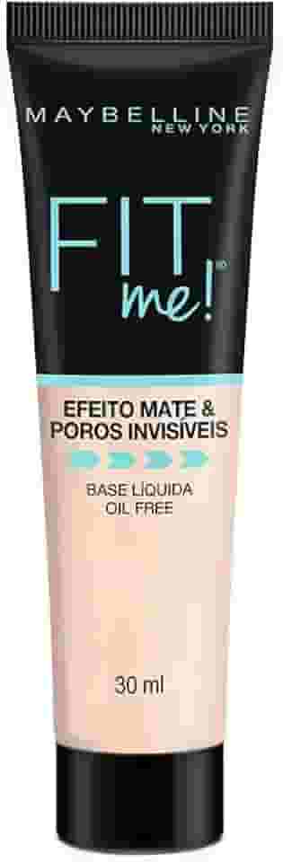 Maybelline NY Base Líquida com Controle de Oleosidade Fit Me Matte FPS 22 Cor 110 (Antiga N70), 30ml