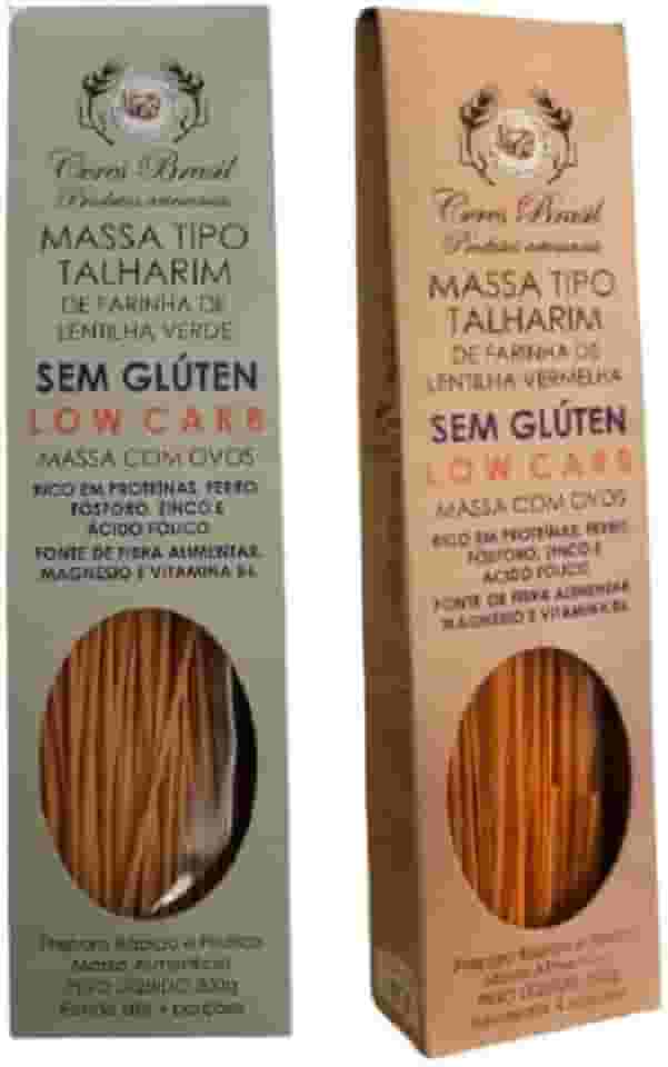 Kit 2 Talharim Lentilha Ceres: Lentilha Vermelha, Verde