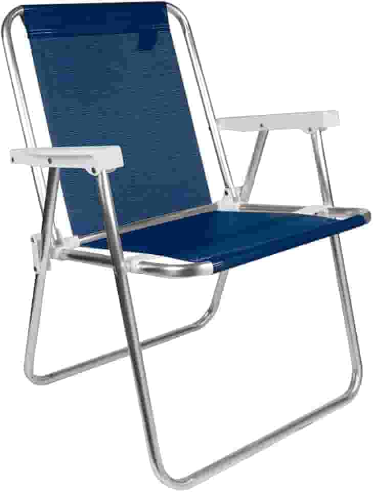 Mor - Cadeira Alta Alumínio Azul Marinho