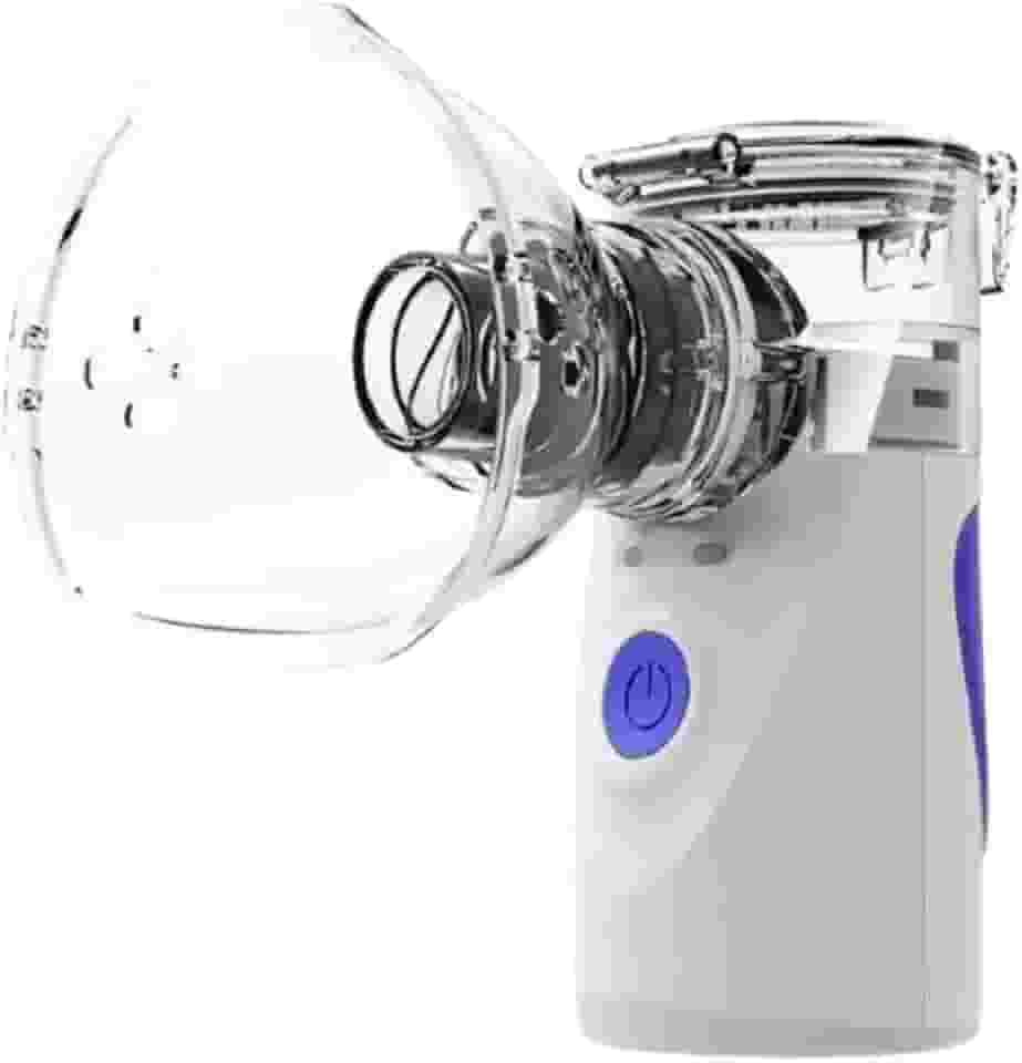 Inalador Nebulizador Ultrassônico Mini Portátil Compacto Sem Fio Silencioso Para Bebê Infantil e Adulto Recarregável Bivolt