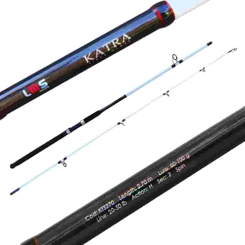 Vara de Pesca Lumis Katra 2,70m Molinete - 2 partes - 50lb
