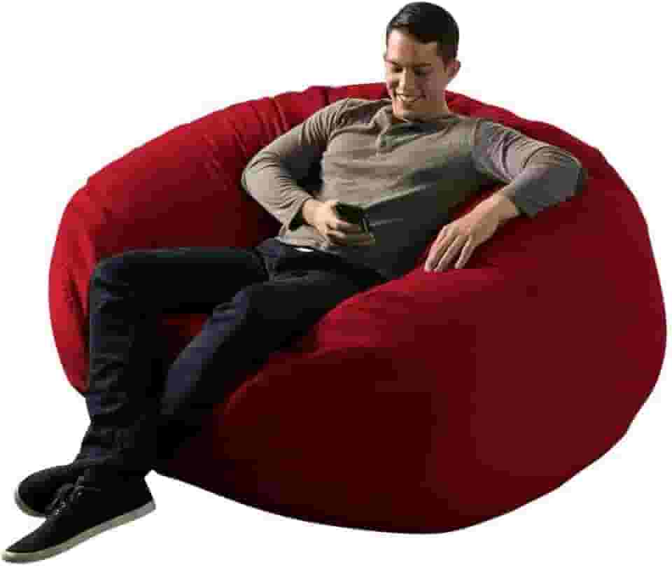 Puff Gigante Redondo140x20 Sem Enchimento Suede Premium Linha Gold