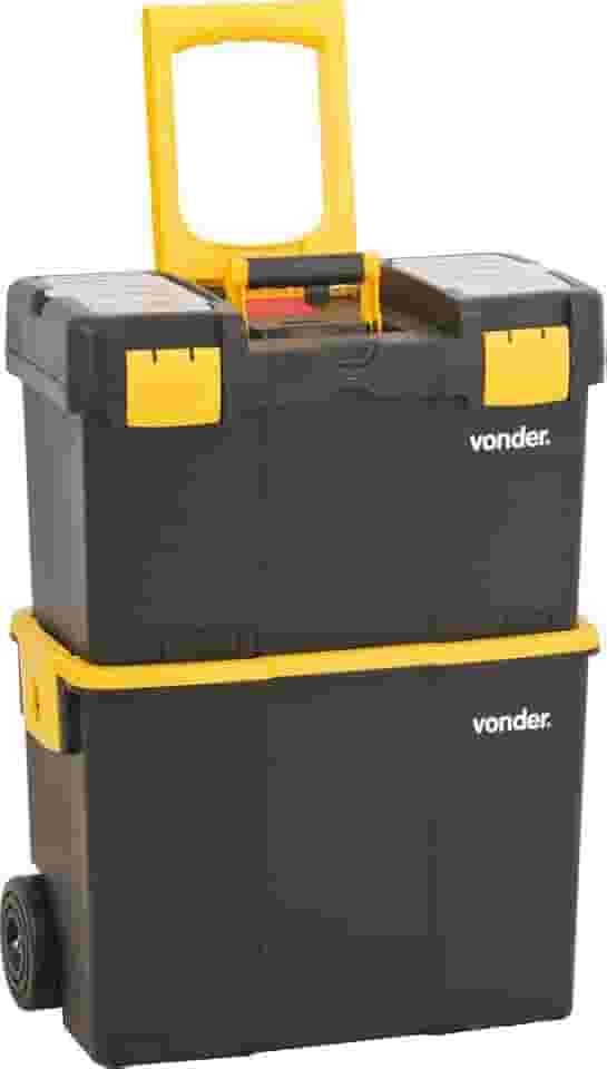 Vonder, Caixa Para Ferramentas, Plástica, Com Rodas, 46,0 Cm X 26,0 Cm X 62,5 Cm, Crv 0300.