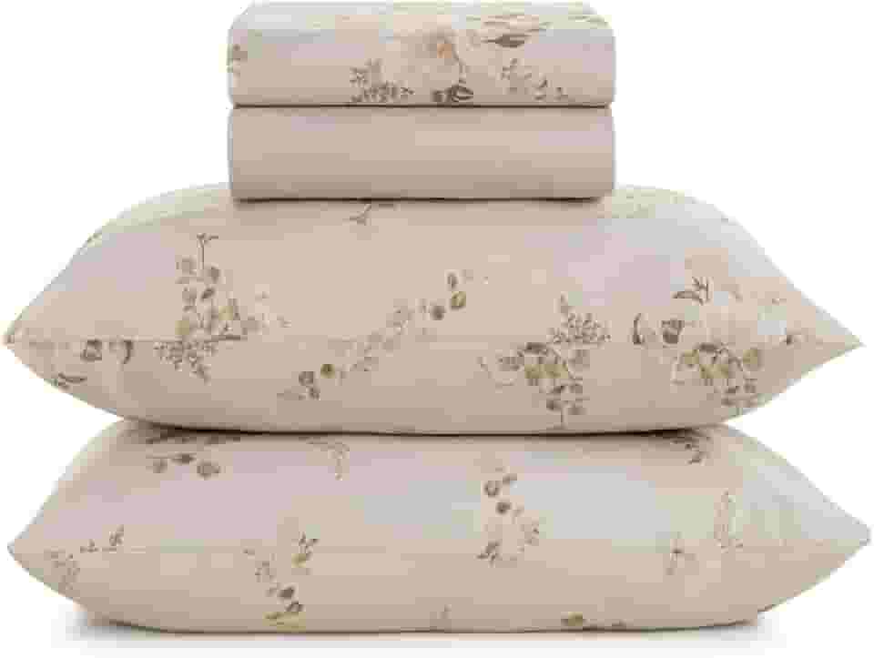 Jogo de Cama Lençol Queen Percal 160 fios Karsten 100% Algodão Toque Macio 4pçs (Nice)