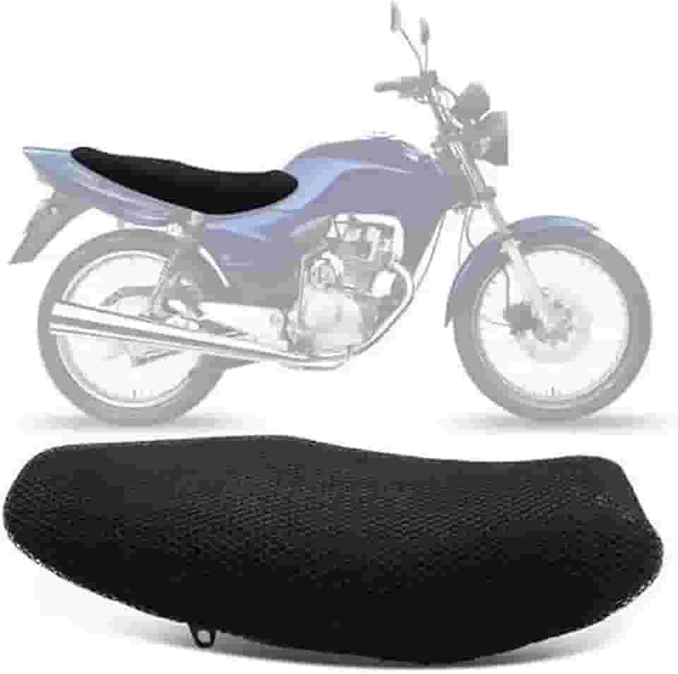 Capa Protetora Banco De Moto Térmica Impermeável Preta Nylon