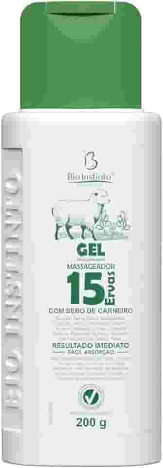 Gel 15 Ervas Bio Instinto Com Sebo De Carneiro 200g