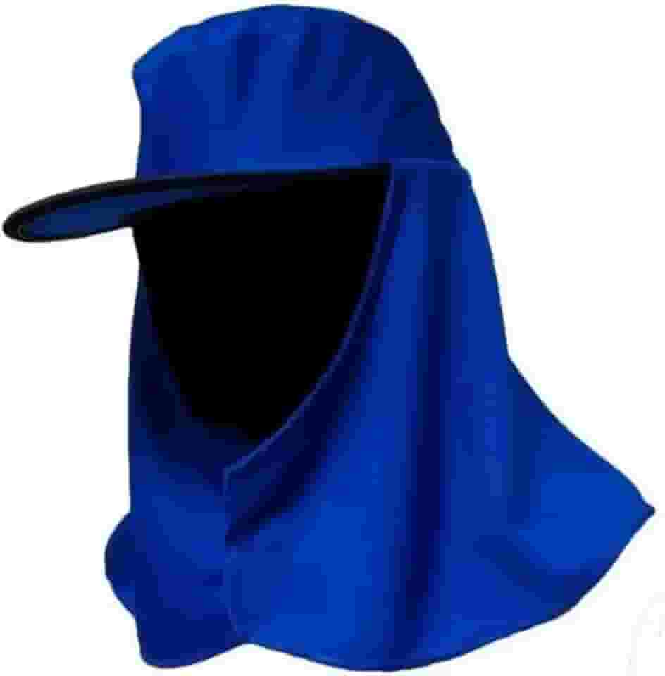 Boné De Segurança Touca Árabe Proteção Ao Sol - Em Helanca Na Cor Azul