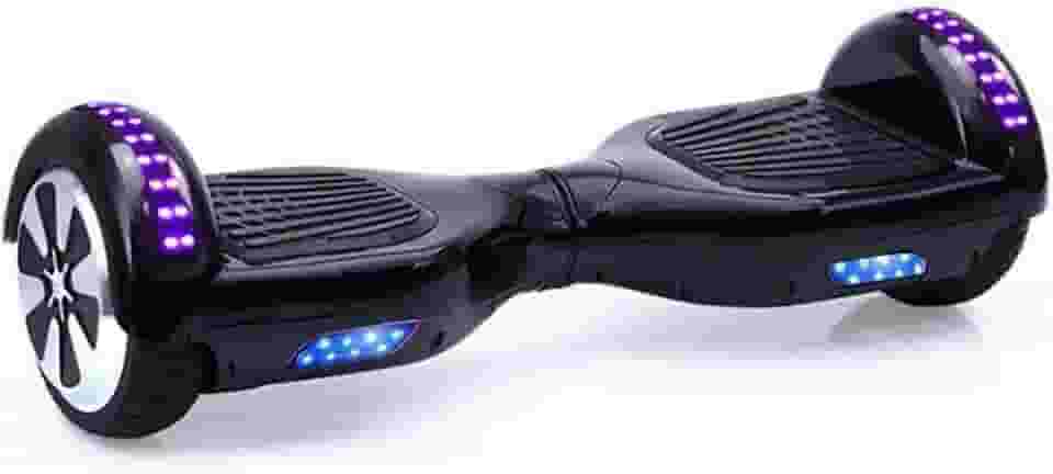 Hoverboard Skate Elétrico 6.5" com Bolsa Led Bluetooth Preto Brinovar