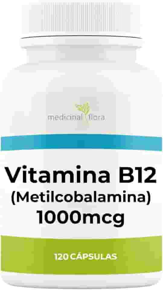 Vitamina B12 Metilcobalamina 1000mcg - 120 Cápsulas
