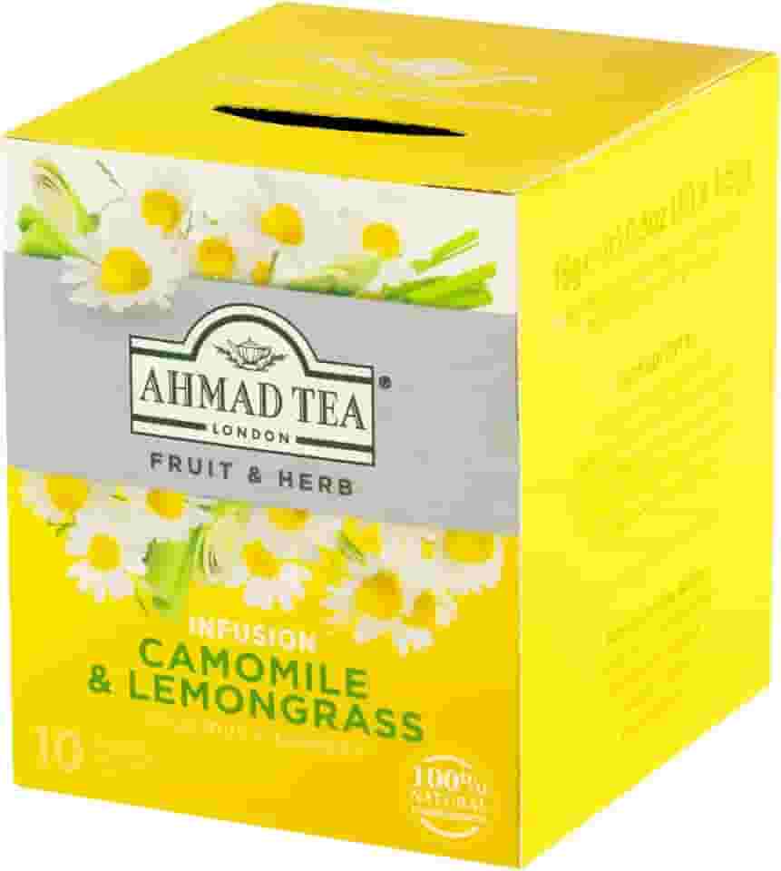 Ahmad Tea London Chá Misto De Camomila E Capim-Limão Fruit & Herb Caixa 15G 10 Unidades De 1 5G Cada