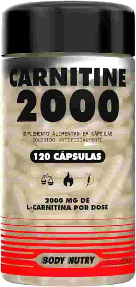 L Carnitina 2000 mg Pura 120 capsulas Sem Sabor Ultra Concentrado