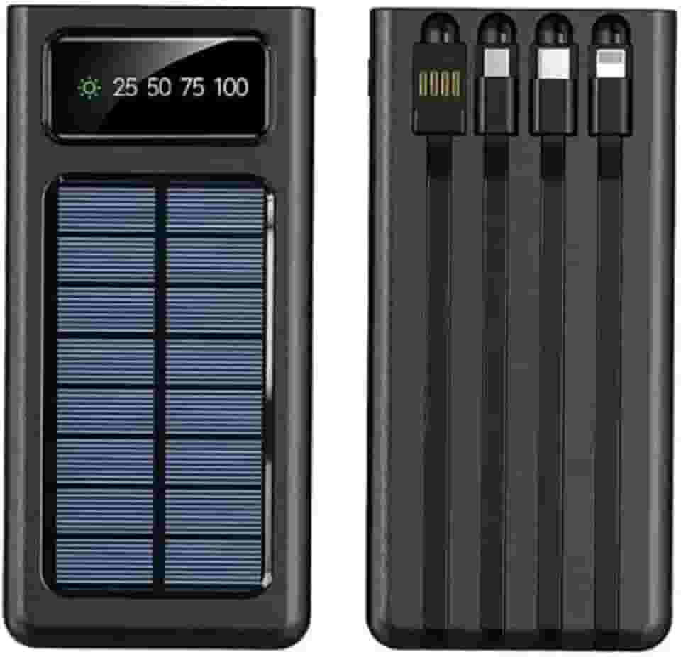 IT-BLUE Power Bank 10.000mAh 5 em 1 com Banco de Energia Solar MAX-0539