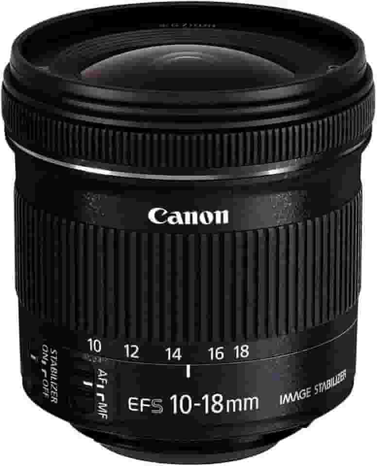 Canon Lente EF-S 10-18mm f/4.5-5.6 IS STM, Preta