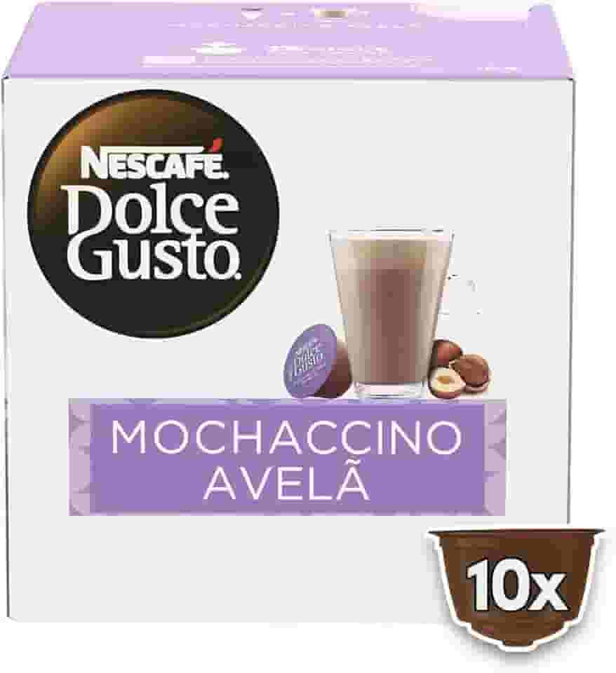 Dolce Gusto Mochaccino Em Cápsula Avelã Nescafé Caixa 170G 10 Unidades