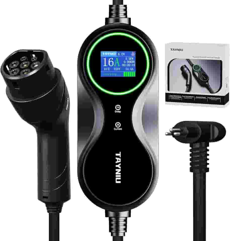 Infinity Carregador para Carro Elétrico Portátil 3.5KW 8-16A Cabo de 5M Tipo 2 Carros Elétricos e Híbridos,Uso interno/externo Com BYD Volvo, Plug Macho 3 Pinos 20A Envio de São Paulo, Brasil