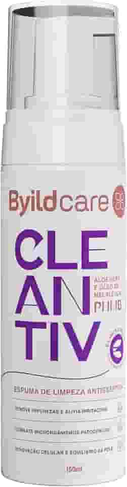 CLEANTIV Byildcare - Espuma de Limpeza Antisséptica com PHMB, 150ml, para Peles Sensíveis