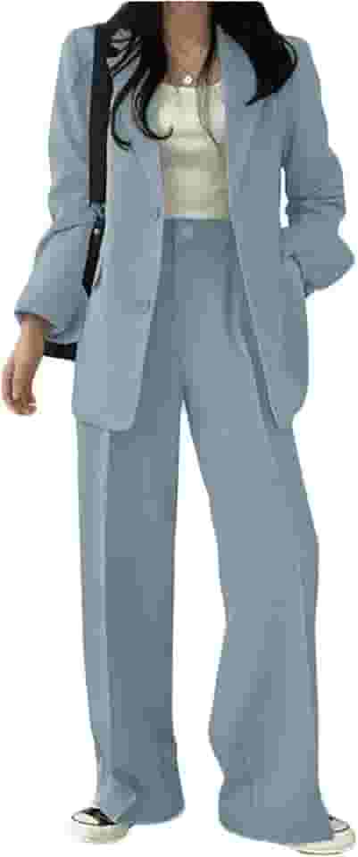 Terno Calças Terno Jaqueta Feminina Slim Casual