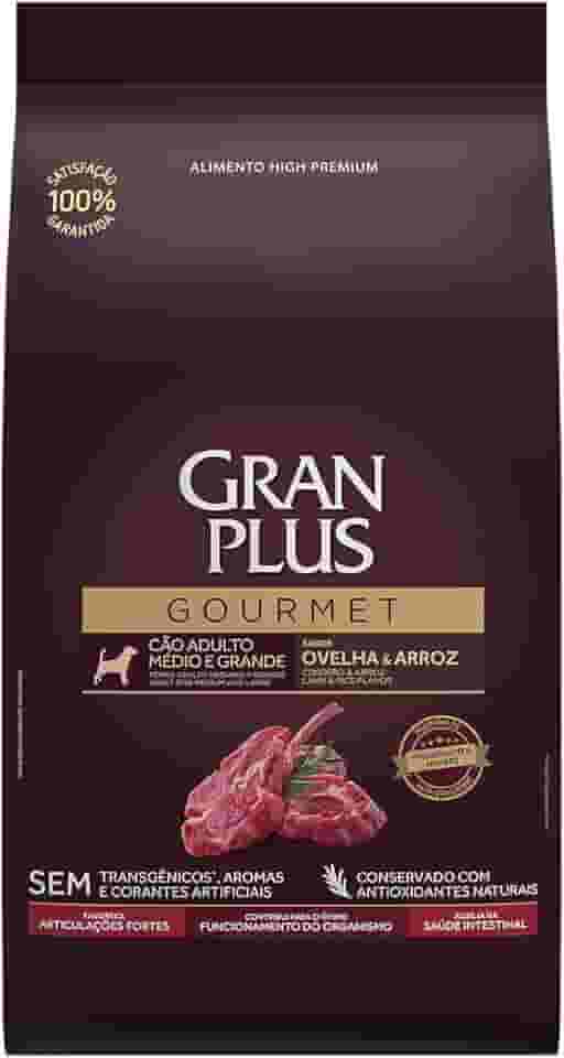 Granplus Ração Granplus Gourmet Para Cães Adultos De Médio E Grande Porte Sabor Ovelha 15Kg