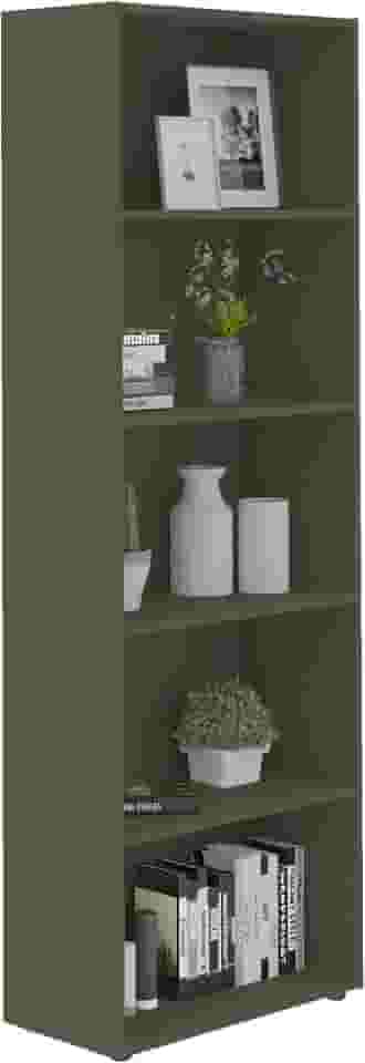 Estante Organizadora Multiuso Livreiro com 5 Nichos MULTY cor Menta - Artely