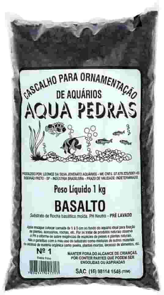 Substrato Para Aquários Aqua Pedras Basalto - Tamanho 1