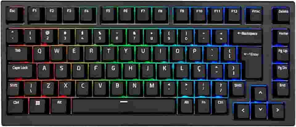 TECLADO AKKO MG75 ABNT2 PRETO SWITCH SILVER V3 PRO