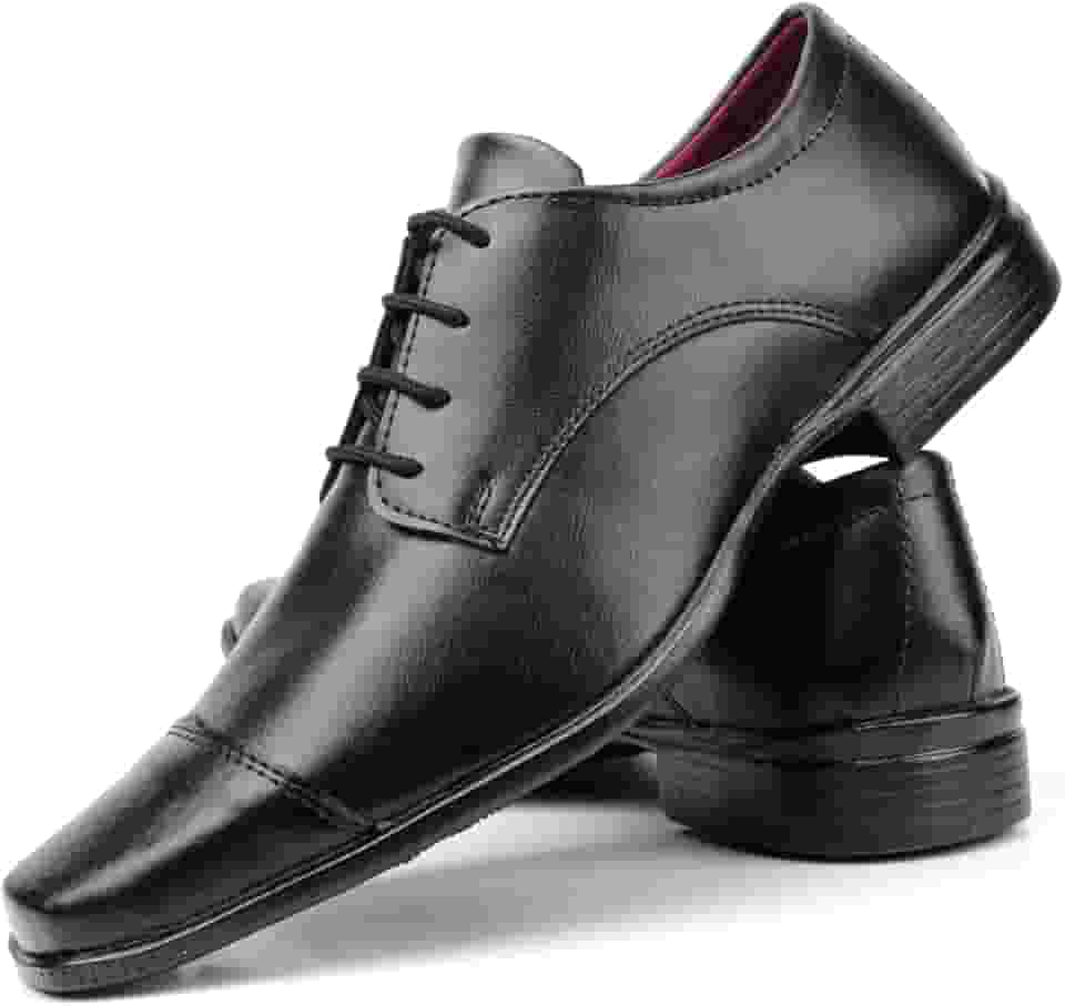 Sapato social modelo de amarrar masculino preto