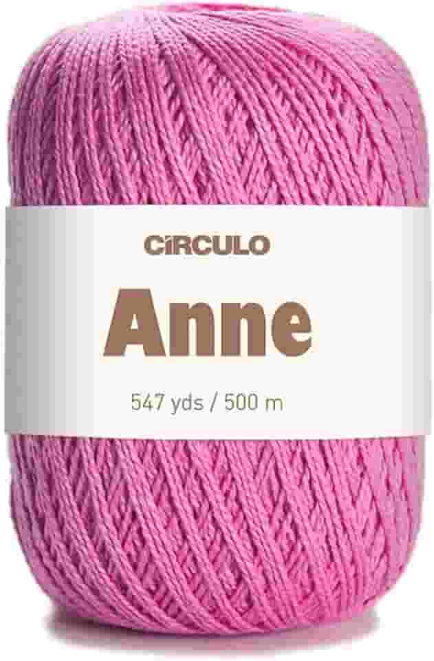 Anne 100% algodão Threads em 10 cores em 547 jardas REG. 8 adequado para 1,75 mm Needle e 3 mm para 3.5 mm Gancho de crochê para Tecelagem. Ótimo uso para projetos de costura, Artes e Ofícios.