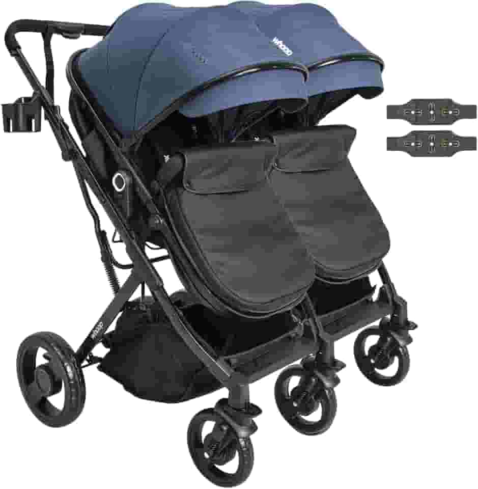 Carrinho Kiddo para Gemeos Duplo Vox II Marinho